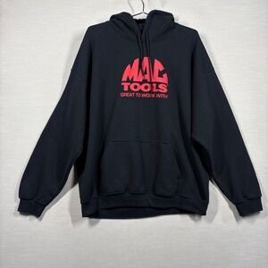 Mac Tools Hoodie‎ XL Black Logo Spell Out Great To Work With Pocket
